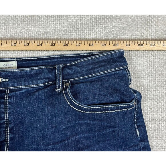 BKE Gabby Jeans Curvy Fit Bootcut Stretch Women's 38x35.5 Blue Original Rise - Picture 8 of 13